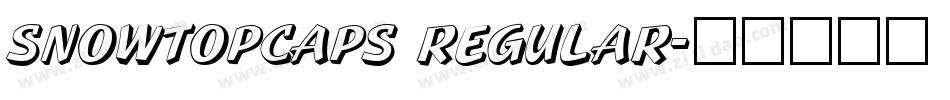 SnowtopCaps Regular字体转换